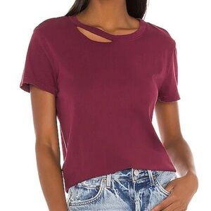 N:philanthropy maroon t shirt